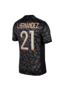 Fotbalové Dres Paris Saint-Germain Lucas Hernandez #21 Třetí Oblečení 2023-24 Krátký Rukáv